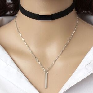 💎2 for $25💎 Double Chain Choker Bar Necklace